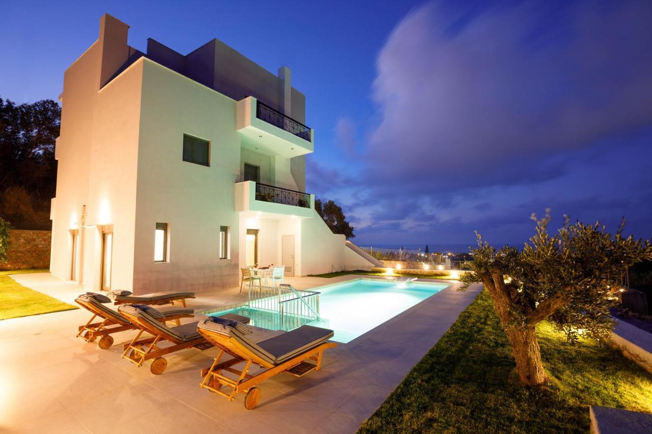 Apartment Tilio - New Apartment With Private Pool 1400M From The Beach Rethymno  ภายนอก รูปภาพ