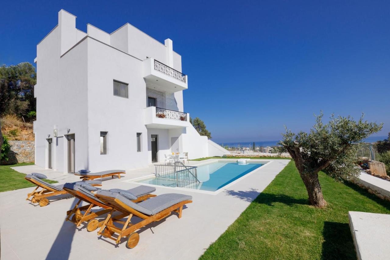 Apartment Tilio - New Apartment With Private Pool 1400M From The Beach Rethymno  ภายนอก รูปภาพ