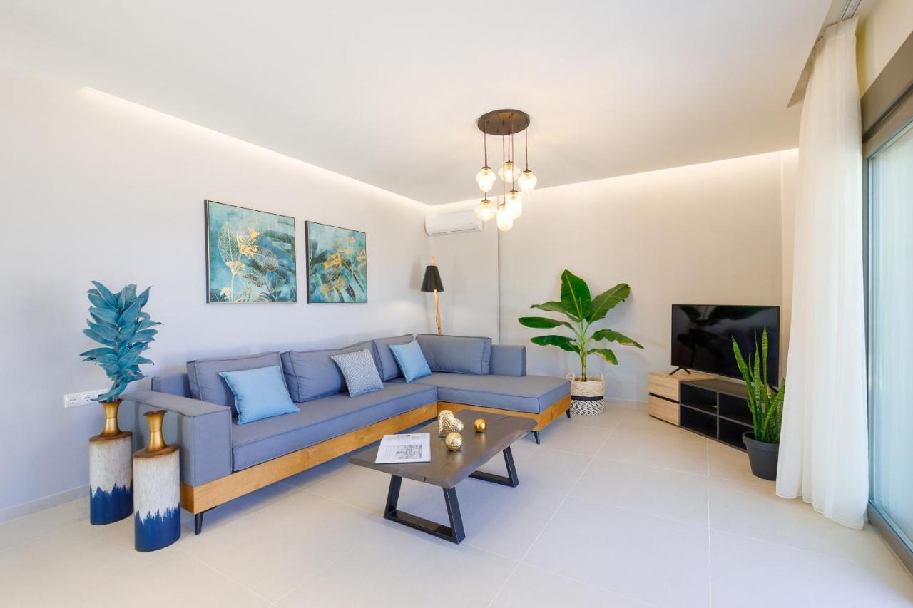 Apartment Tilio - New Apartment With Private Pool 1400M From The Beach Rethymno  ภายนอก รูปภาพ