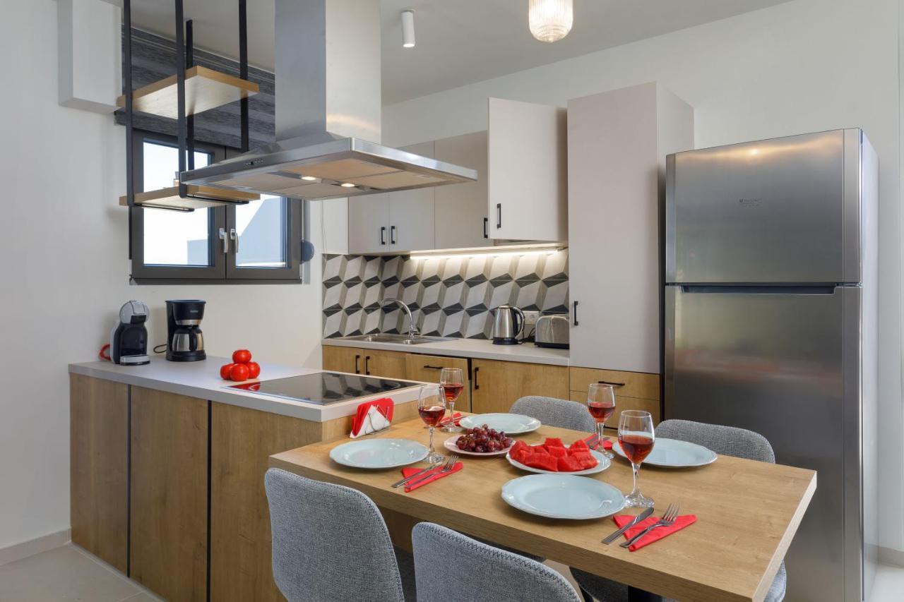 Apartment Tilio - New Apartment With Private Pool 1400M From The Beach Rethymno  ภายนอก รูปภาพ